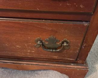 #14	Lingerie Chatham Cherry Chest w/8 drawers - 26x16x44 (has minor finish issues)	 $125.00 