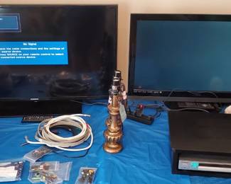 Several TV's and monitors