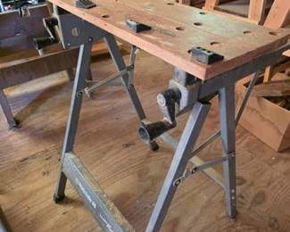 Folding and adjustable Workmate bench