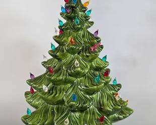 Vintage ceramic Christmas tree
