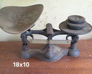 Antique Fairbanks balance scale