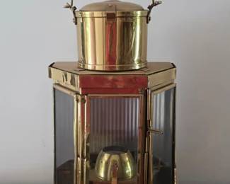 Heavy brass lantern
