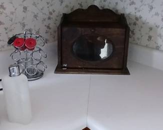 Wooden bread box