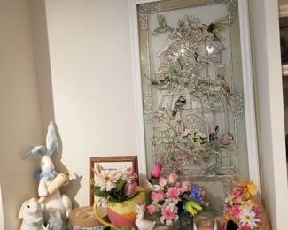 Spring & garden decor; bunnies