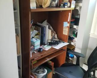Sturdy wood bookcase