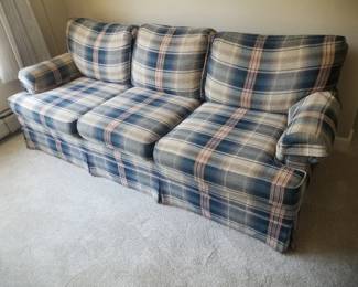 Plaid couch