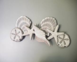 Large shell wall art