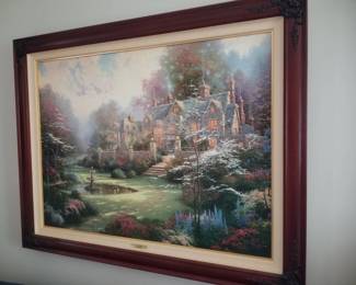 Thomas Kinkade "Gardens Beyond Spring Gate III" art