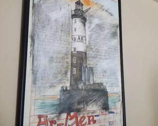 Lighthouse art by Ole West