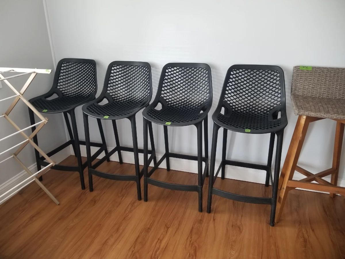 Compania Air patio bar stools