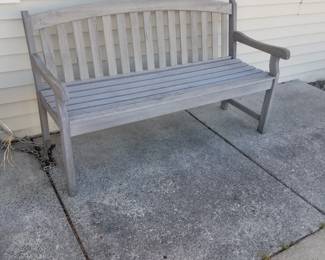 Teak bench