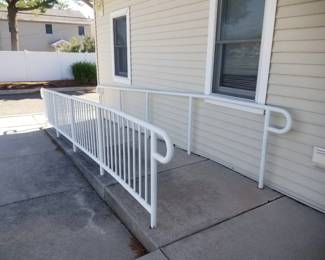 Metal railing