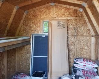 Shed interior