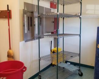 Rolling rack; electrical panels