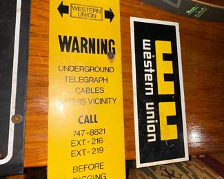 WESTERN UNION SIGN