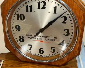 WESTERN UNION CLOCK