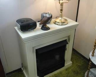 Small fireplace, fueled by gel