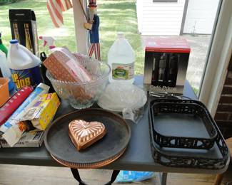 Serving items and some vinegar too!
