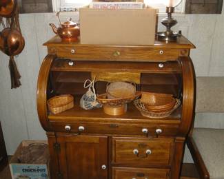 Quite possibly one of the coolest roll top desks that we have ever seen
