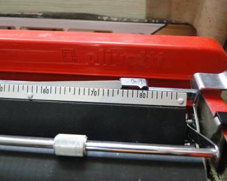 Olivetti is the maker of the typewriter