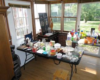 Yes, this room is packed with treasure and furniture too