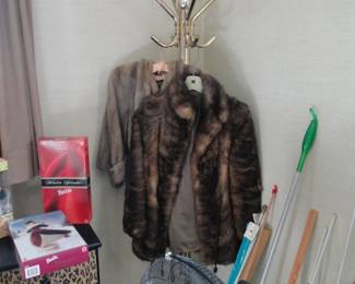 We have a few nice fur jackets, and stoles, for creative repurposing