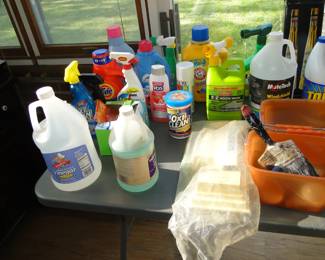 Cleaning and laundry supplies