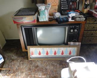 Free console TV would make a great fishtank, or cat or dog, or pet den