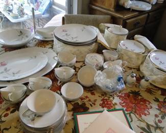 Sango, "Dawn Rose" fancy china