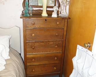 Antique dresser with mirror