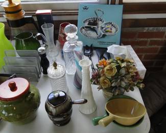 Vintage serving pieces