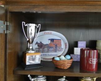 Various collectible items