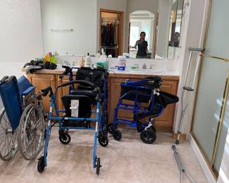 Wheelchairs and walkers