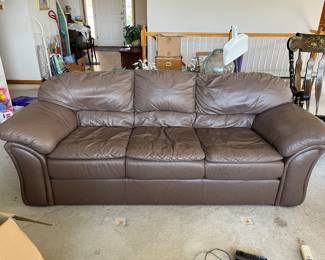 Leather couch