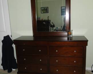 Dresser and mirror combination