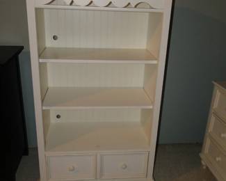 White storage cabinet