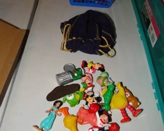 Sesame Street Character, and some Disney Characters