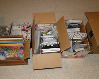 The continuation of art and crafting supplies