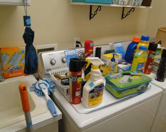 Oh yeah, don't cha know.  We got the cleaning supplies
