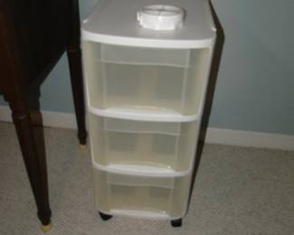 Plastic storage cabinet