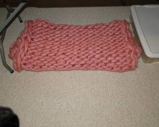 Hand made throw