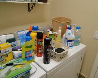 Laundry supplies and bug supplies too