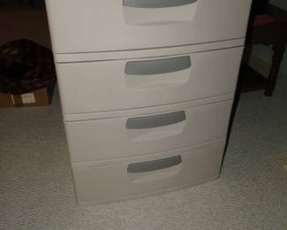 Four drawer large storage container