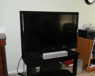 TV and stand combination