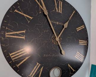 Large Howard Miller Wall Clock