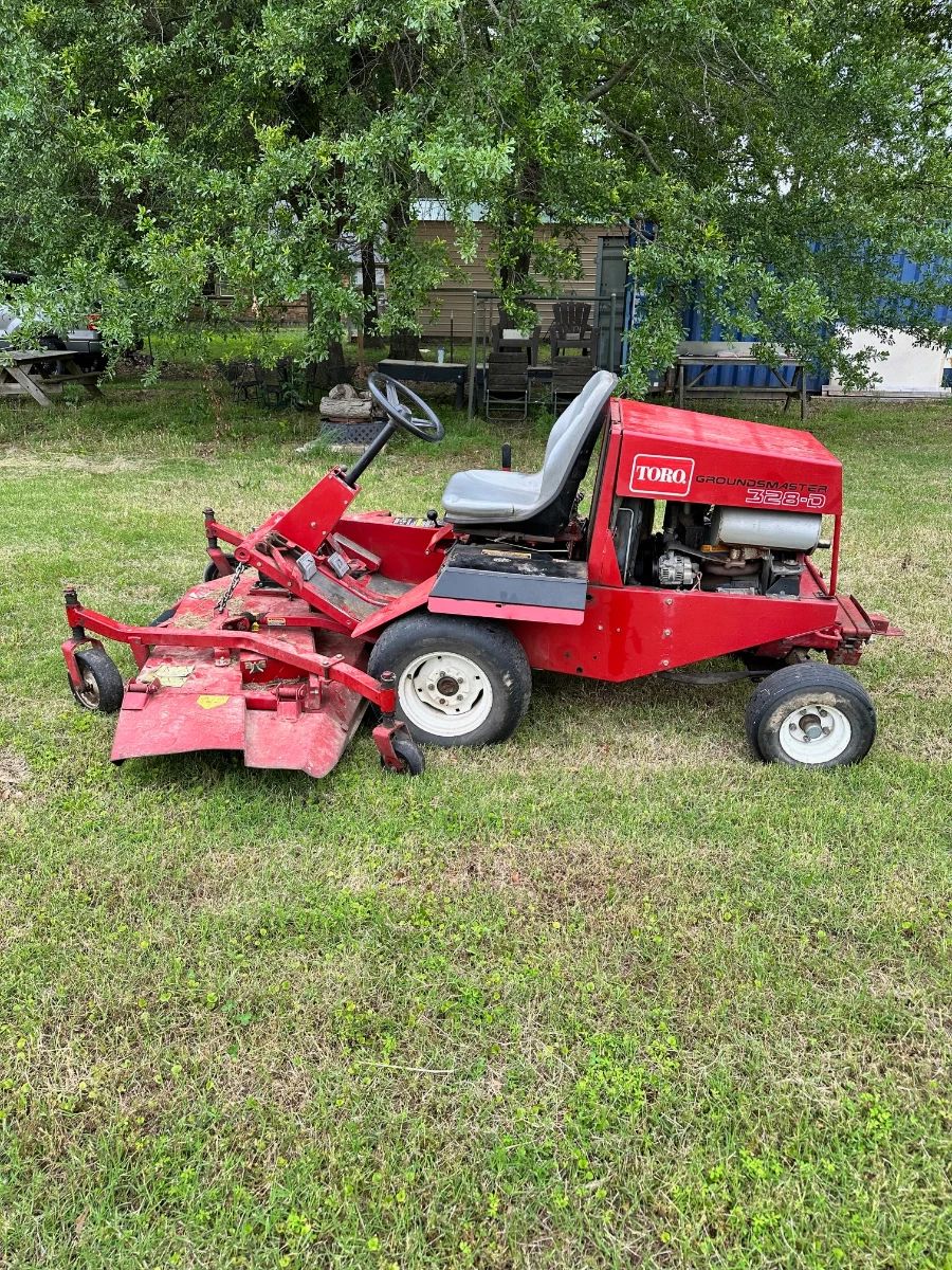 Left Lawn tractor