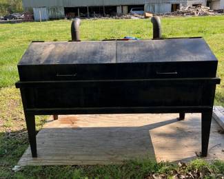 Smoker Front Doors Closed