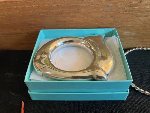 Tiffany sterling vintage teething ring.
