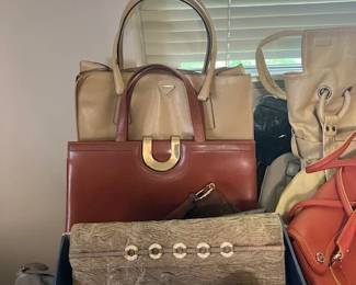 Designer handbags and shoes