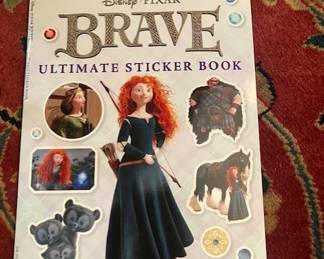 Brave unused sticker book